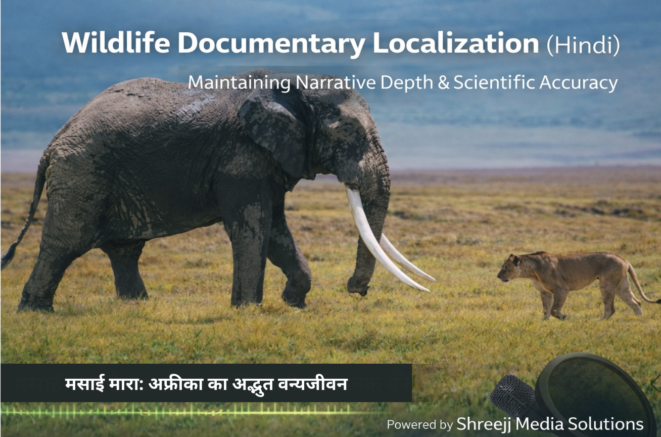 Wildlife Documentary Localization (Hindi)